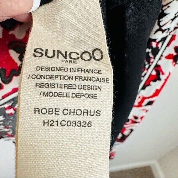 Suncoo Robe Chapel Wrap Dress Size Small - Picture 8 of 12